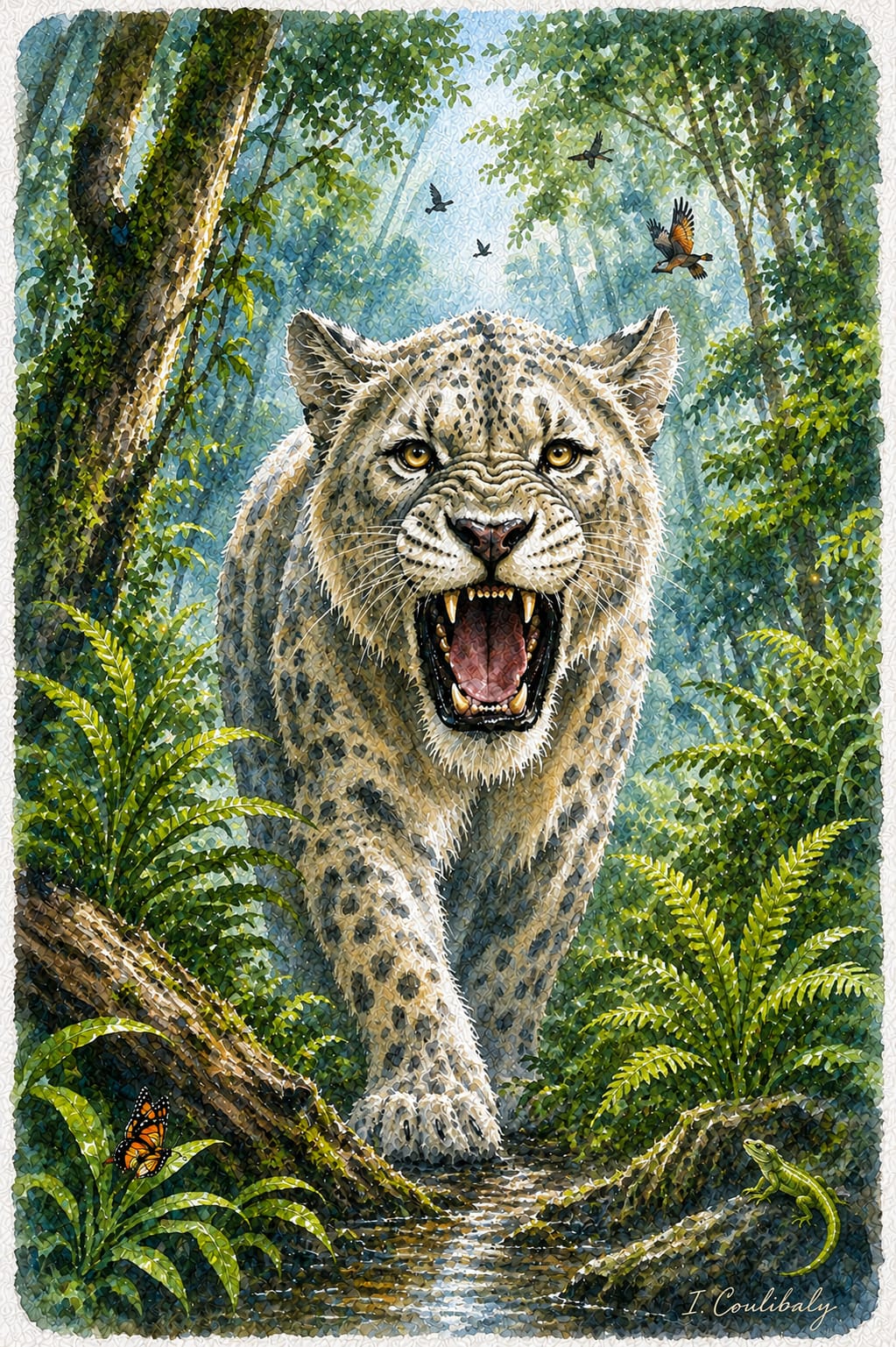 Le jaguar blanc